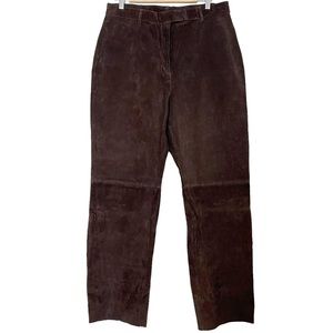Outfit JPR Dead stock NWT Vintage Suede Leather High Waist Pants Size 16 Brown
